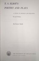 T.S. Eliot's poetry and plays　a study in sources and meaning 2nd ed