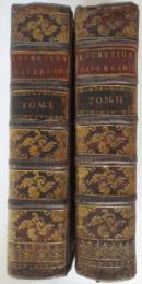 T. Lucreti Cari De rerum natura libri sex　(TOMⅠ・Ⅱ)
