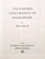 The Harvard concordance to Shakespeare