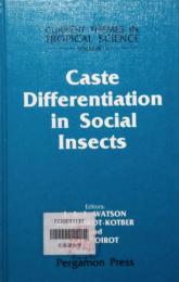 Caste Differentiation in Social Insects　Current Themes in Tropical Science  Vol.3