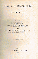 THE REPUBLIC OF PLATO　GREEK TEXT VOL.1　プラトン
