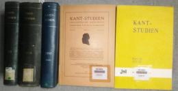 Kant-Studien　philosophische Zeitschrift　Bd.19・26・29・42-1・45巻　(5冊セット)