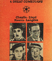 4 Great Comedians　Chaplin　Lloyd　Keaton　Langdon