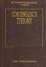 Contingency Theory 　History of Management Thought
