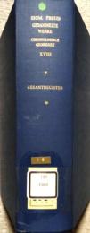 Gesammelte Werke　Chronologisch Geordnet　Band XVIIl 18巻