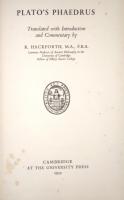 PLATO'S PHAEDRUS　Translated with Introduction and Commentary