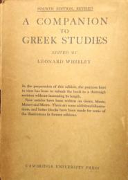 A Companion to Greek Studies　Fourth Edition, Revised