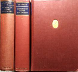 A HISTORY OF GREEK PHILOSOPHY　1・2・3巻 (3冊セット)