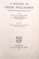 A HISTORY OF GREEK PHILOSOPHY　1・2・3巻 (3冊セット)