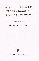 METAFÍSICA DE ARISTÓTELES　Ⅰ・Ⅱ
