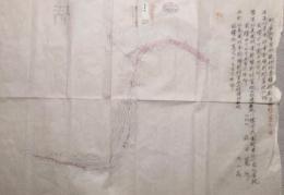 砂金 砂白金 砂格魯謨鉄 鉱区図　1/5000縮尺　北見国枝幸郡頓別村　 官地 河川堤防敷地　(北海道)
