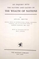 AN INQUIRY INTO THE NATURE AND CAUSES OF THE WEALTH OF NATIONS