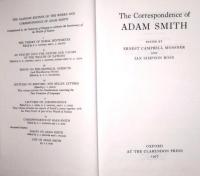 The Correspondence of Adam Smith　Glasgow Edition of the Works of Adam Smith