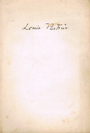Louis Pasteur　ルイ・パストール
