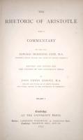 The Rhetoric of Aristotle With a Commentary　Volume I