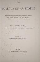 The Politics of Aristotle　With an Introduction, Two Prefatory Essays and Notes Critical and Explanatory　Volume ⅠIntroduction to the Politics