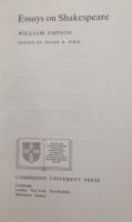 William Empson　Essays on Shakespeare