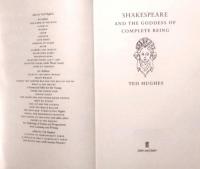 Shakespeare and the Goddess of complete being