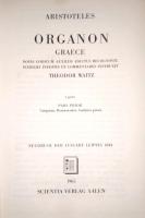 ARISTOTELES　ORGANON　Graece  1・2　アリストテレス論理学　ギリシャ語版　①categoriae、hermeneutica、analytica priora②analytica posteriora、topica  (2冊セット)