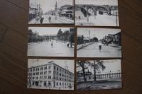 絵葉書　最近の札幌１６枚（南一条通十字街・北三条エンゼル館前通・狸小路・北一条通市立病院・札幌ビール・道庁・南一条丸井呉服店・北大・大学病院通・豊平橋・停車場通・帝大付属博物館・札幌神社・中嶋公園拓殖館及音楽堂・大通永山将軍銅像及郵便局・真駒内種畜牧場
