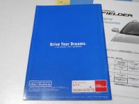 自動車カタログ　トヨタ　カローラ　フィールダー　COROLLA FIELDER