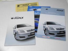 自動車カタログ　トヨタ　カローラ　ランクス　COROLLA RUNX