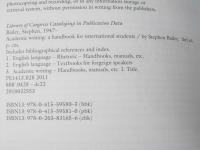 Academic Writing: A Handbook for International Students