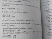 Key Issues for Mountain Areas