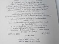 Mountain Environments and Communities (Routledge Physical Environment Series)