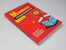 Memorable Psychopharmacology　2nd EDITION