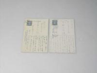 北海道：絵葉書/登別温泉　市街全景・湯の瀧　２枚 