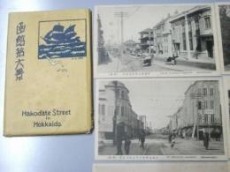 絵葉書　函館拾六景　各名勝他.五稜郭.と桜.八幡宮.松倉温泉宿