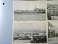 絵葉書　函館拾六景　各名勝他.五稜郭.と桜.八幡宮.松倉温泉宿