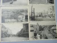 絵葉書　函館拾六景　各名勝他.五稜郭.と桜.八幡宮.松倉温泉宿