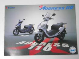 車カタログ　SUZUKI ADDRESS・110