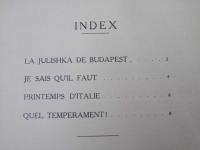 Le Masgue Bleu Album Piano & Chant　DU FILM