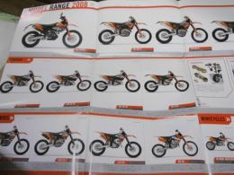 オートバイカタログ　KTM Model Range 2008　ENDURO.他