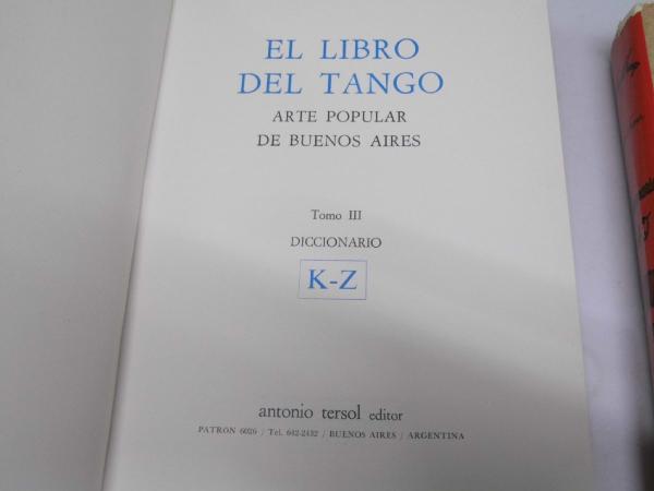 El Libro Del Tango, Arte Popular De Buenos Aires Tomo II