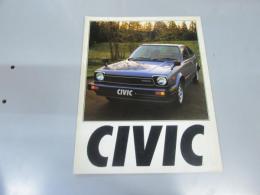 車パンフレット　HONDA  CIVIC