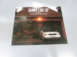 車パンフレット　NISSAN  SUNNY LINE-UP 取扱い車種一覧