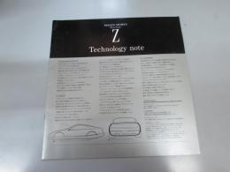 車パンフレット　NISSAN SPORTS FAIRLADY Z Technology Note