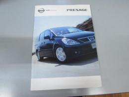 車パンフレット　NISSAN PRESAGE　/Rider/V-Aero/オプションParts