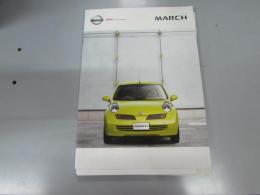 車パンフレット　NISSAN MARCH  オプションParts/i.V/Bolero/Rafeet