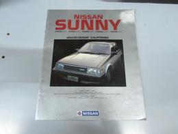 車パンフレット　NISSAN　SUNNY  4Door Sedan/California