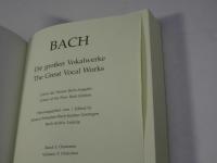 Bach:  Die Grossen Vocalwerke  The Great Vocal Works  No.1～3