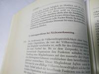 Das Recht der Internationalen Organisationen einschliesslich der Supranationalen Gemeinschaften