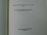 BRITISH INTERNATIONAL LAW CASES VOLUME 2 STATE ASA INTERNATIONAL PERSONS/STATE TERRITORY