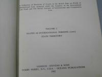BRITISH INTERNATIONAL LAW CASES VOLUME 2 STATE ASA INTERNATIONAL PERSONS/STATE TERRITORY
