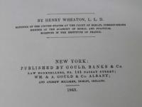 History Of The Law Of Nations, In Europe And America: From The Earliest Times To The Treaty Of Washington, 1842
