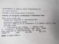 International law: Cases and materials (American casebook series)